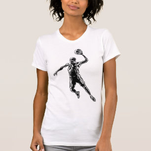 Camiseta Jogador de basquete Slam Dunk Dark Design