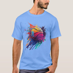 Camiseta Jogador de Basquete Splash Balleream Basquete