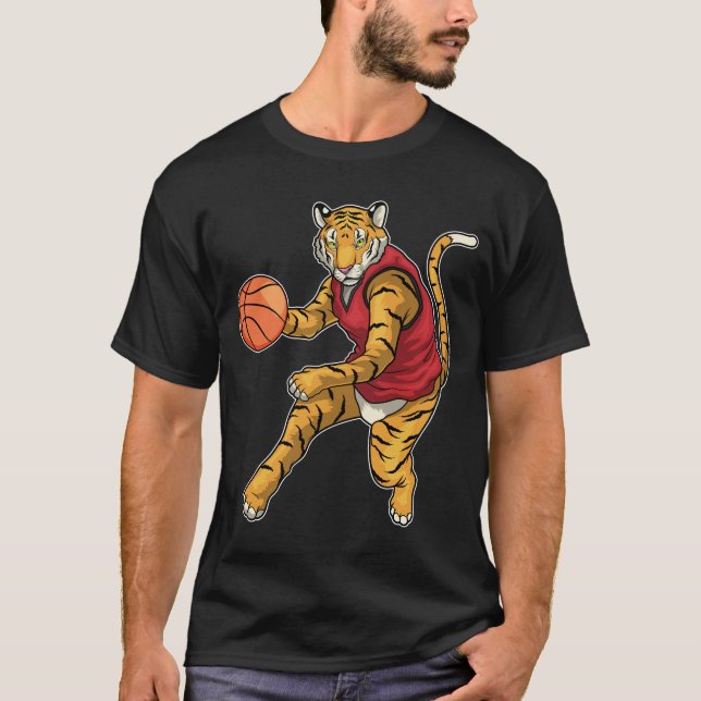 Camiseta Jogador de basquete Tiger (Frente)