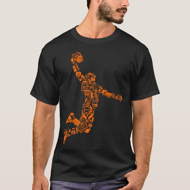 Camiseta Jogador de basquetebol (Frente)