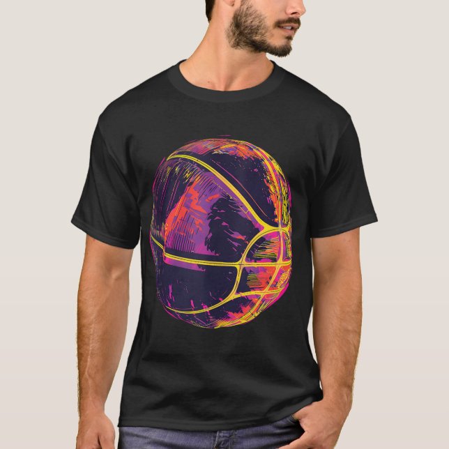 Camiseta Jogador de basquetebol D, jogador de basquete, Tra (Frente)