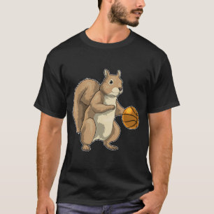 Camiseta Jogador de basquetebol de esquilo