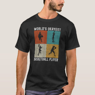 Camiseta Jogador de basquetebol de Okayest do Mundo — Basqu