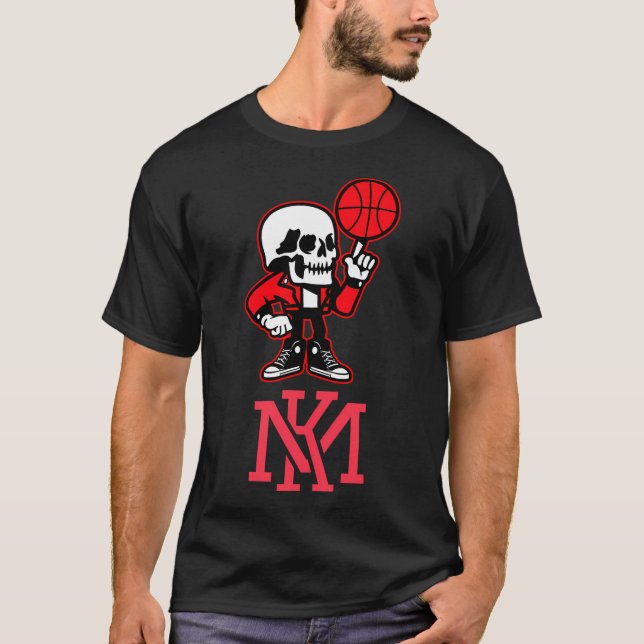 Camiseta Jogador de basquetebol do Cabeça de Grafite Mk (Frente)