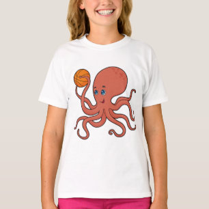 Camiseta Jogador de basquetebol do Octopus