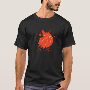 Camiseta Jogador de basquetebol - Garotas de pintura Design