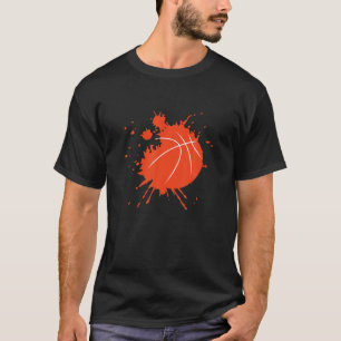 Camiseta Jogador de basquetebol - Garotas de pintura Design