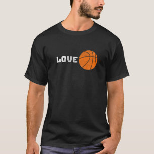 Camiseta Jogador de basquetebol Love Design Funny Sports Te