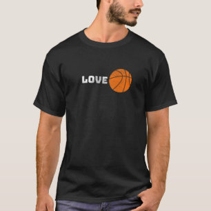 Camiseta Jogador de basquetebol Love Design Funny Sports Te