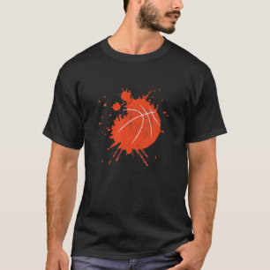 Camiseta Jogador de basquetebol - Nave de pintura Design