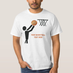 Camiseta Jogador de basquetebol personalizado