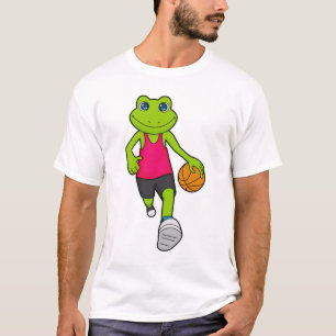 Camiseta Jogador de basquetebol sapo