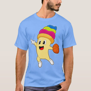 Camiseta Jogador de basquetebol sorvete