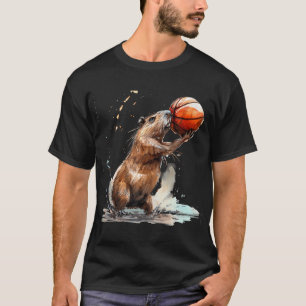 Camiseta Jogador de basquetebol Trabalho de arte Ca