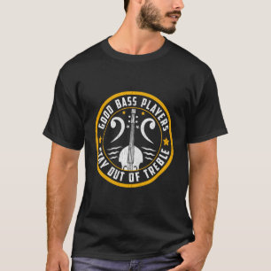 Camiseta Jogador De Bass Fique Fora De Um Verdadeiro Hoodie