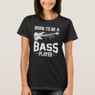 Camiseta Jogador De Bass Guitar Graphic Women And Men Bass