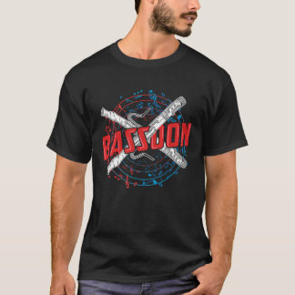 Camiseta Jogador de Basson Homens Mulher Orquestra de Reed