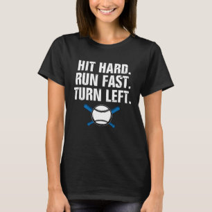Camiseta Jogador de Beisebol Atleta Rebate Duro Corre Rápid