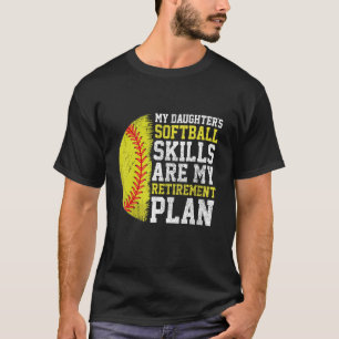 Camiseta Jogador de beisebol da mãe do Pai de softball