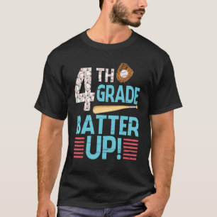 Camiseta Jogador De Beisebol Estudante De Volta À Escola 4.