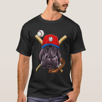 Camiseta Jogador de beisebol Hipopótamo Arremessador Recept