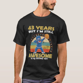 Camiseta Jogador de beisebol Incrível 43
