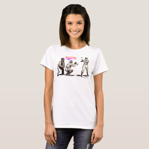 Camiseta Jogador de beisebol no Bat