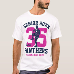 Camiseta Jogador de Beisebol Sênior Dia Esportivo Cor Perso