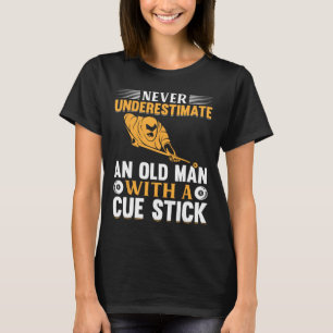 Camiseta Jogador de Bilhar de Piscina do Snooker 8-ll Billi