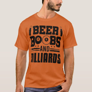 Camiseta Jogador de Bilhar e Jogador de Piscinas
