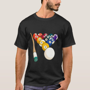 Camiseta Jogador de Bilhar Mesa de Sinuca Esporte