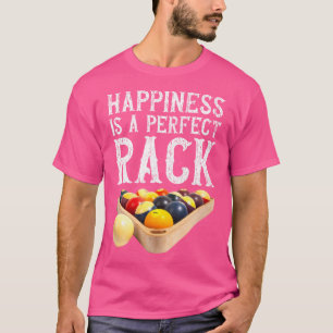 Camiseta Jogador de Bilhares de Piscina de Bola 8 Engraçado