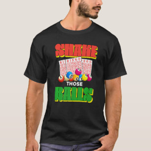 Camiseta Jogador de Bingo de Apostas Vencedor de Bingo de L