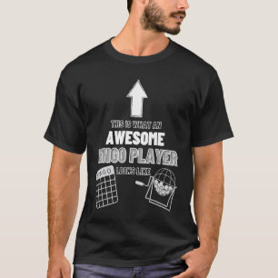 Camiseta Jogador de Bingo Incrível Parece Cassino de Jogos