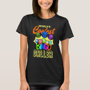 Camiseta Jogador de Bingo Loteria Jogos de Azar   Chamador 