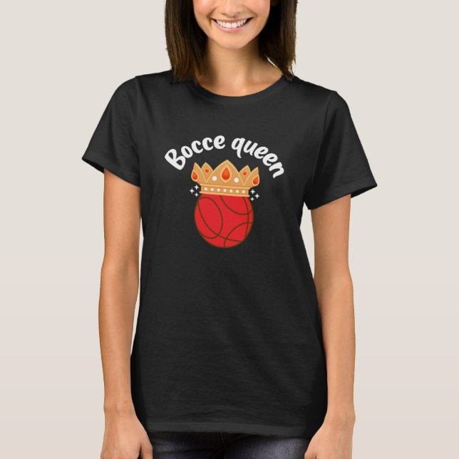 Camiseta Jogador de Bola da Rainha Bocce (Frente)