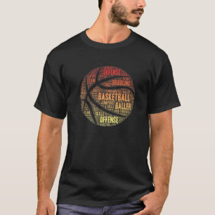 Camiseta Jogador de bola de basquete treinador de basquete