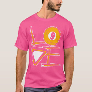 Camiseta Jogador de Bolas de Piscina de Amor