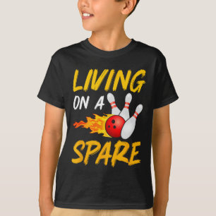 Camiseta Jogador de Boliche de Derrubar Pino Sobressalente