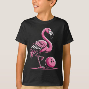 Camiseta Jogador de Boliche Flamingo Bowler