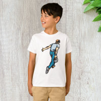 Jogador de Boliche Retrô Lançando Bola