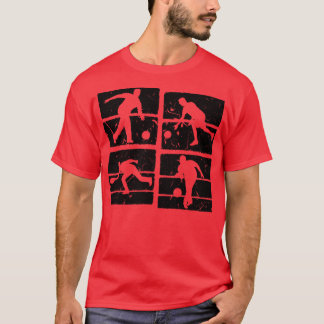 Camiseta Jogador de Boliches de Jersey Men da Boliche legal