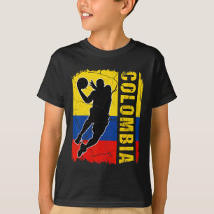 Camiseta Jogador de Bysketbyll Colombiano Bandeira Bysketby