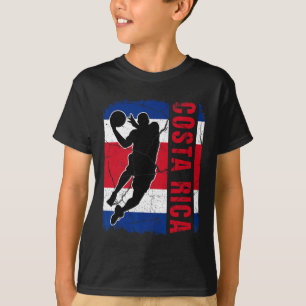 Camiseta Jogador de Bysketbyll Costa Rica Flag Bysk