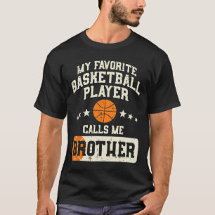 Camiseta Jogador de Bysketbyll Favorito Byller da Família I