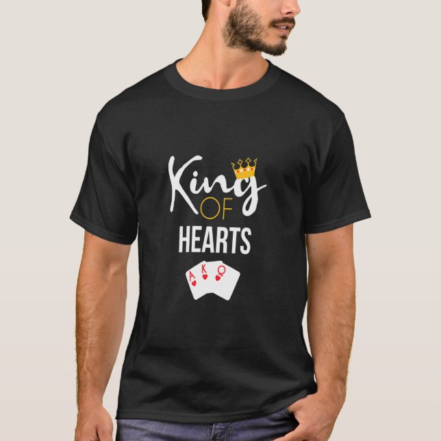 Camiseta Jogador de Cartazes do King Of Hearts (Frente)