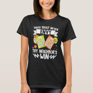 Camiseta Jogador de Chamador Bingo 47 Sortudo