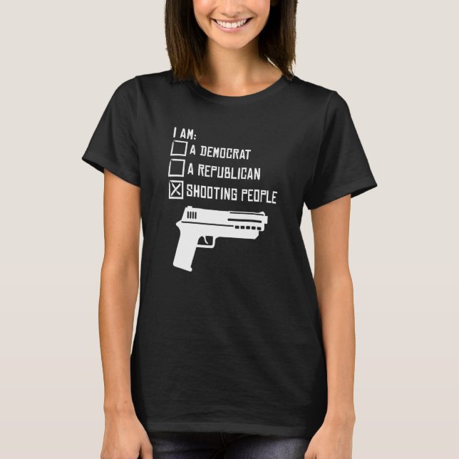 Camiseta Jogador de Combate de Armas da Pessoas Airsoft (Frente)