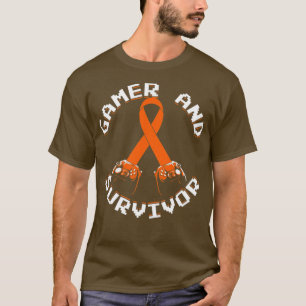 Camiseta Jogador De Consciência Da Leucemia E Presente De S