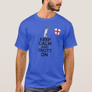 Camiseta Jogador de cricket inglês